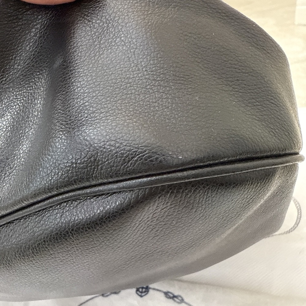 NWT PRADA Black Glace Calf Leather Shopping Tote Bag Purse ALL INCLUSIVE COA BAG - Picture 10 of 16